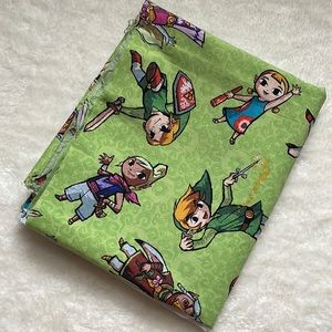 Rare Legend of Zelda Windwaker 2 yards fabric Nintendo